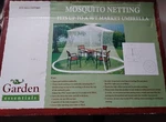 Garden Essentials Market Umbrella Mosquito Netting- Fits Up 9'-NEW Box. Fixed Price $24.99.