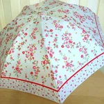 Polo Ralph Lauren Folding Umbrella Floral Pattern 22" Rib Carbon Fiber Frame. Fixed Price $84.99.