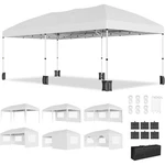 10X20FT Heavy Duty Pop Up Canopy Tent, Instant Shelter With Removable Sidewalls. Fixed Price $181.86.