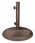 Simplyshade Coral Free-standing 50 Pound Cast Iron Patio Umbrella Base Bronze. Fixed Price $130.44.