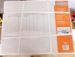 Ahc Silver Water-resistant Heavy Duty Polyethylene Peak Canopy Tarp 20FT X. Fixed Price $160.00.