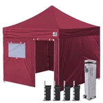 Eurmax 10X10 Pop Up Canopy Tent With 4 Removable Zipper End Side Walls -burgundy. Fixed Price $199.99.
