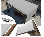 Amgo 8' W X 12' Grey Pergola Canopy Replacement UPF50+ Top Cover, Commercial. Fixed Price $55.00.