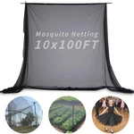 Black Mosquito 10X100FT Diy Garden Mesh Netting, Bug Insect Cover Fly.... Fixed Price $74.39.