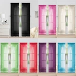 2PC Solid Sheer Panel Indoor Outdoor Porch Wedding Rod Pocket Window Curtain. Fixed Price $10.00.