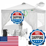 Cobizi 10X10 Pop Up Canopy Tent One Push Outdoor Gazebo 4 Removable Sidewalls. Fixed Price $154.69.
