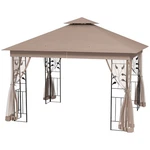 10X11.5 Patio Gazebo Decorative Frame Outdoor Garden Shade Canopy. Fixed Price $255.48.