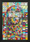 Juke Box Sunshine Flowers Framed Wall Art Poster Canvas Print Picture. Fixed Price $46.84.