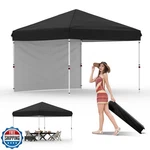 10X10 Pop Up Canopy, Garveelife Heavy Duty Tent With One-button Push. Fixed Price $173.39.