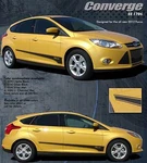 2012-2017 Converge Side Stripes Graphics Decals New! 3M Pro Vinyl Ford Focus. Fixed Price $103.20.