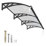 Solid Polycarbonate Window Awning Canopy 32/40/48/60/80" Diy Outdoor Cover. Fixed Price $169.99.