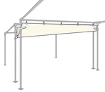 Vinyl Rain Gutter 30 Ft Water Channel For West Coast Frame Canopy Tent. Fixed Price $169.99.