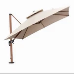 Purple Leaf 10 Ft Square Cantilever Umbrella Aluminum Sunbrella Fabric, No Base. Fixed Price $499.99.