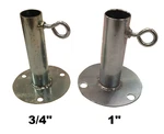 Steel Canopy Foot Pads 3/4" Or 1" Garden. Fixed Price $19.87.