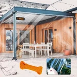 Clear TARP,8X20FT Tarps Heavy Duty Water Resistant, Reinforced EDGE,14MIL. Fixed Price $75.00.