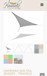 Hammaka Hammocks Sun Shade Sail Triangle- Medium. Fixed Price $55.00.