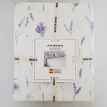 Athena King Sateen Cotton 4PC Sheet Set Lavender Flowers Made Spain. Fixed Price $225.00.