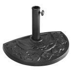 20" Half Round Umbrella Base Outdoor Patio Stand Resin Deck Table Sun Shade. Fixed Price $35.99.