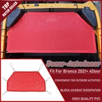 Red Rear Trunk Sunshade Mesh Soft Top Proof Uv Net For Bronco 2021+ 4DOORS. Fixed Price $13.99.