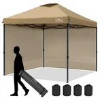 Kampkeeper Canopy TENT,10X10 With Sidewalls,pop Up Fo.... Fixed Price $251.98.