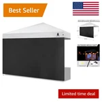 Durable 120"X76" Pop Up Canopy Sidewall - Spliceable, Outdoor Essential, Black. Fixed Price $32.99.