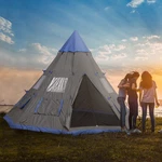 Large Family Camping Tent W/ Carrying Bag & Ground Stakes For Three Seasons. Fixed Price $119.99.