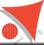 Yescom 25FT Triangle Sun Shade Sail Canopy Uv Block Commercial Carpark - Orange. Fixed Price $47.68.