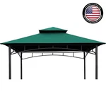 Easy-install Forest Green Canopy L-GZ238PST-11 Grill Gazebo Upgraded Style. Fixed Price $50.34.