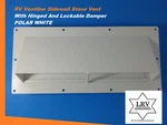 Polar White Mobile / Rv Ventline Exterior Sidewall Range Hood With Damper. Fixed Price $28.00.