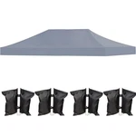 Liujiayi Pop Up Canopy Replacement Top, 10X20 Heavy Duty 500D Uv Protection W.... Fixed Price $154.20.