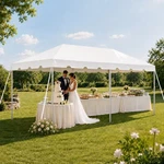 10X20 Canopy Party Tent White Outdoor Commercial Waterproof Event Wedding. Fixed Price $799.99.