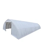 Peak Roof Storage Shelter 30'X80', Uv-resistant Fabric Cover. Fixed Price $11482.59.