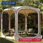 East Oak Screen House Tent Pop-up, Portable Room Canopy Instant. Fixed Price $229.42.