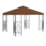 Benefitusa Brown Double Tier Replacement 10X10GAZEBO Canopy Top Patio Pavilion. Fixed Price $90.79.