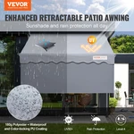 Vevor Manual Retractable Awning, Balcony. Fixed Price $84.82.