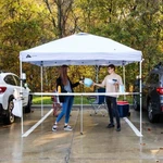 Ozark Trail 10' X Simple Push Straight Leg Instant Canopy (100 Sq. Ft.). Fixed Price $165.00.