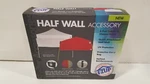 E-z Up Recreational Half Wall Splash Fits Angle Leg 12' Instant Shelt. Fixed Price $12.50.