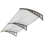 HT-200 X 100 Household Application Door & Window Rain Cover Eaves Canopy Silver. Fixed Price $56.00.