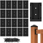 Eapele 20PCS Deck Railing Brackets Connectors For 2X4 Wood Post With 120. Fixed Price $35.99.