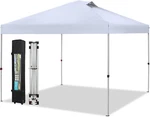 10X10 Pop Up Canopy Tent - Heavy Duty Outdoor Shelter With Roller Bag & Accessor. Fixed Price $155.99.