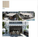 New Open Box 15 Motorized Xl Sunsetter Awning W/ Remote, Hood & Wind Sensor. Fixed Price $3350.00.