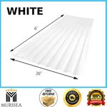 Polycarbonate Roof Panel Corrugated 26 In. X Ft.white Rot Resistant. Fixed Price $38.99.