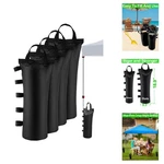 4-PACK 120LB Heavy Duty Canopy Sand Bags Extra Large Weights For Pop Up Tent Leg. Fixed Price $16.99.