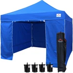 10'X10' Pop Up Canopy Tent Commercial Instant Shelter, With 4 Removable Zippered. Fixed Price $443.99.