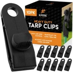 Tarp Clips 10 Pack Heavy Duty Reusable Black Canopy Awning Camping Boat Xpose. Fixed Price $28.99.