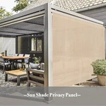 Outdoor Patio Sun Shade Privacy Cover Panel Cloth W/ Grommet 4 Side Beige. Fixed Price $35.66.