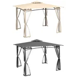Outsunny 10' X 12' Patio Gazebo With Netting For Lawn, Yard, Deck. Fixed Price $109.99.