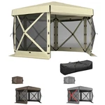 Outsunny 12' Hexagonal Pop Up Gazebo, Outdoor Canopy Tent. Fixed Price $149.99.