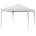 10' X Canopy Tent Gazebo With Dressed Legs, White. Fixed Price $113.34.