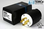 Temco Nema L14-20P Male Plug 20A 125/250V Locking Ul Listed For Generator. Fixed Price $11.68.